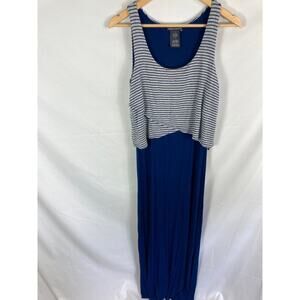 Chelsea & Theodore Layered Maxi Dress Size Small